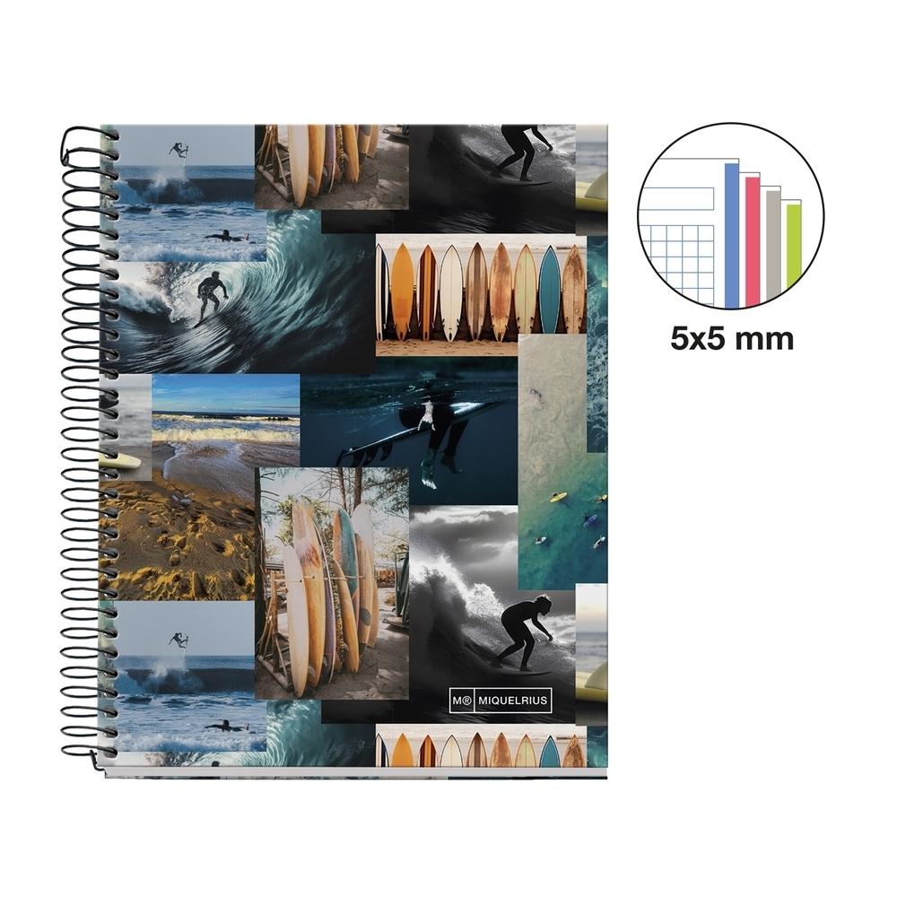Block MiquelRius A5 120 hojas 5x5 70 gramos Surfin MR4347