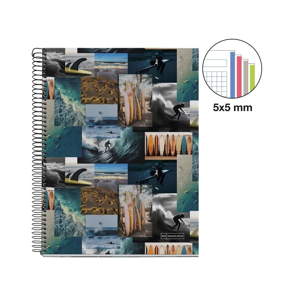 Block MiquelRius A4 120 hojas 5x5 70 gramos Surfin MR4346
