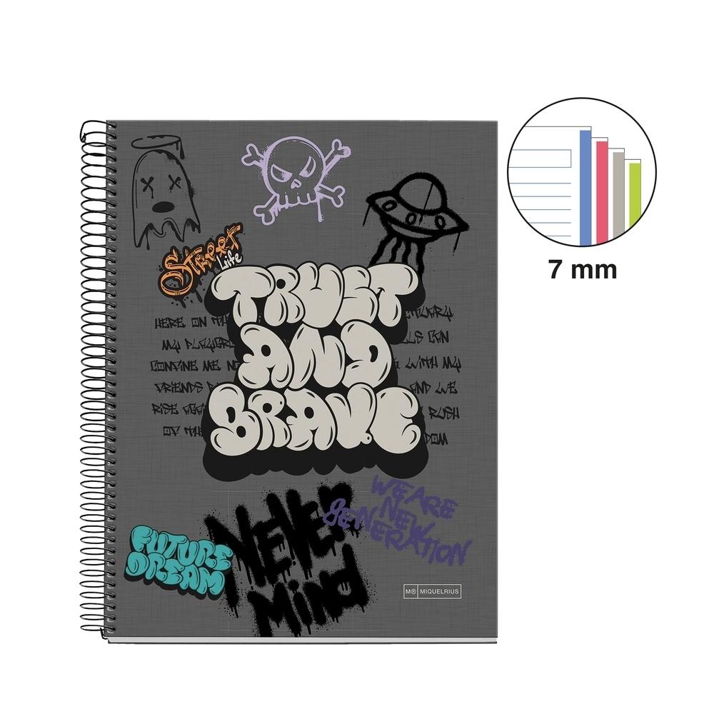 Block MiquelRius A4 120 hojas Horizontal 70 gramos Graffitti MR4321