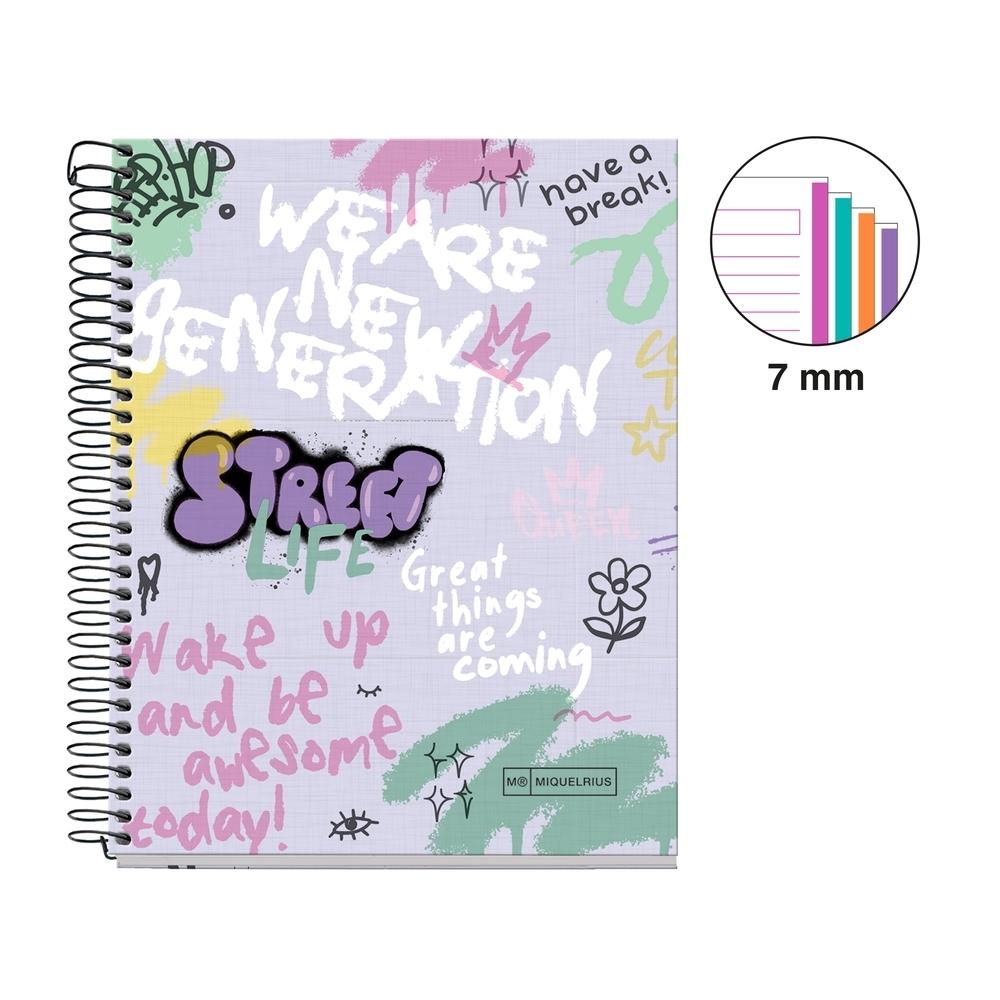 Block MiquelRius A5 120 hojas Horizontal 70 gramos Wake Up MR4317