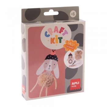 Craft Kits Apli 19881 Llavero conejo