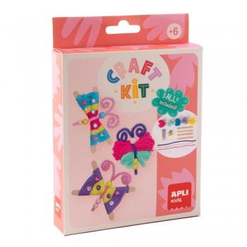 Craft Kits Apli 19938 Mariposas de lana