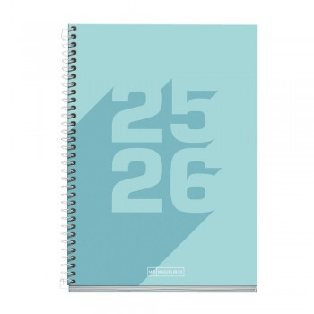 Agenda Miquelrius Escolar 2025-2026 150x213 Dia Pagina Plus Basic Azul MR26871