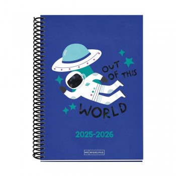 Agenda Miquelrius Escolar 2025-2026 150x213 Semana Vista Plus Junior Space MR26885