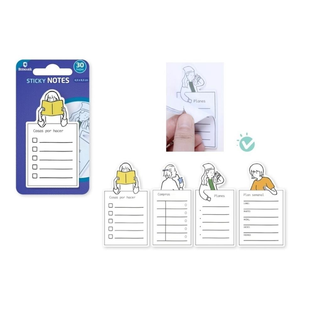 Notas planificador adhesiva Bismark 329492 Memos divertidos