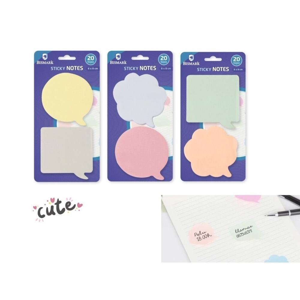 Notas planificador adhesivas Bismark 329496 formas 2ud.