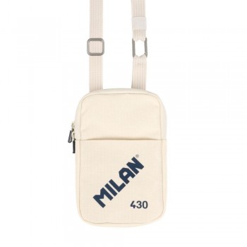 Bolso bandolera pequeña Milan Beige Serie 430 62103SNCBG