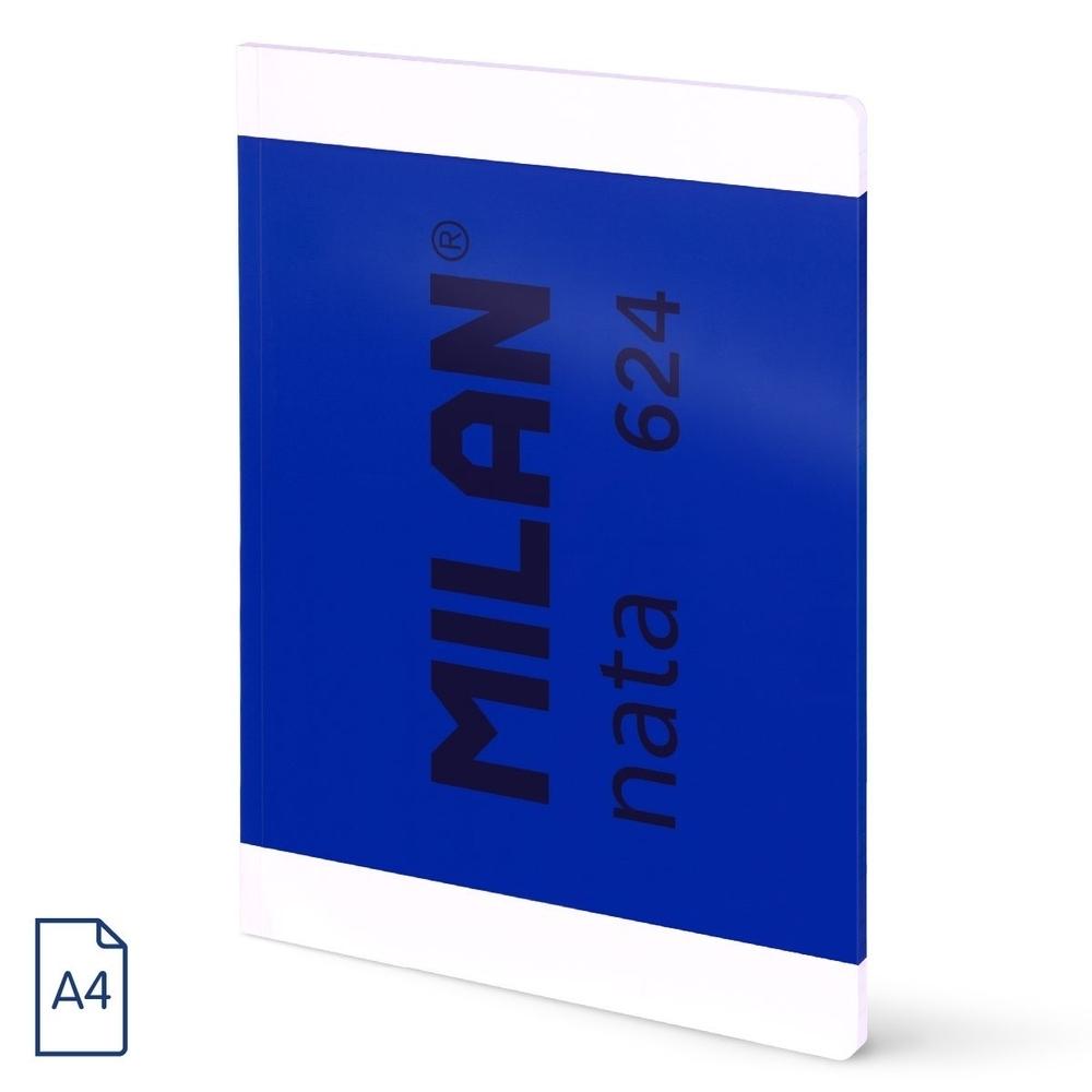 Libreta Milan 57043G48B A4 48 hojas 95 gramos 5x5 Azul serie 624