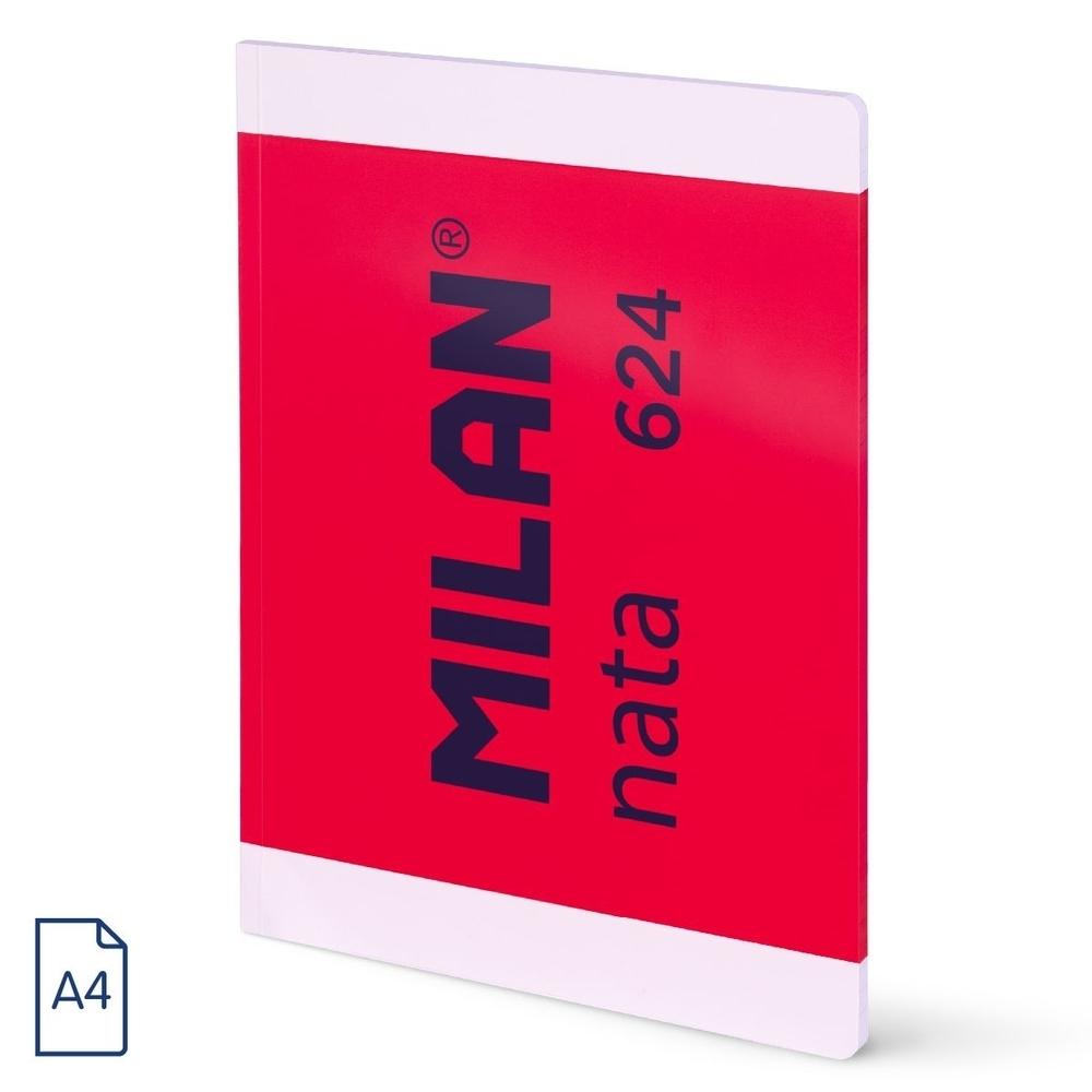Libreta Milan 57042G48P A4 48 hojas 95 gramos Horizontal Rosa serie 624