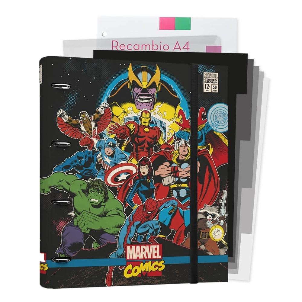 CARPEBLOCK 4 ANILLAS MARVEL LOS VENGADORES CBK0058 ERIK