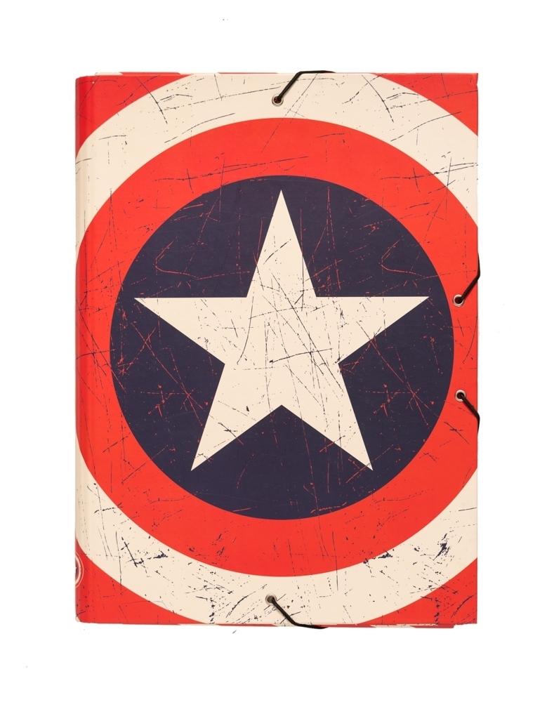 CARPETA SOLAPAS MARVEL CAPTAIN AMERICA SHIELD CSG003 ERIK
