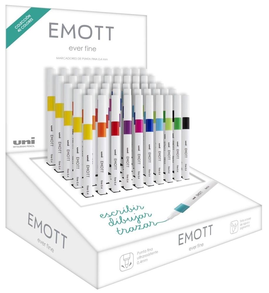 Expositor Uni-Ball EMOTT ever fine 182634921 50 unidades surtidas