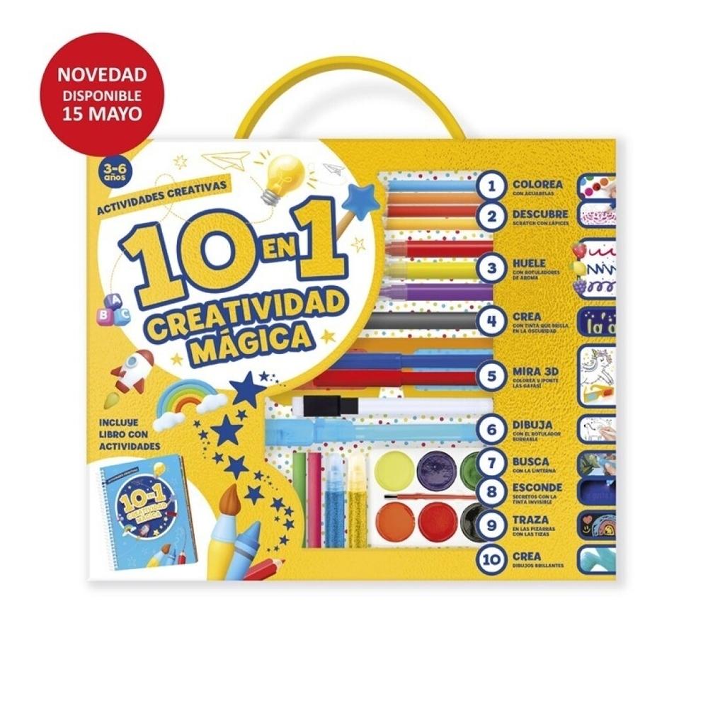 Pack 10 en 1 creatividad magica 3 a 6 años Imagiland PTC029
