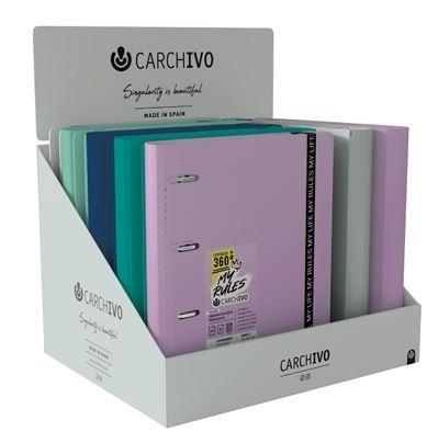 Expositor Carchivo 12478800 Carpebloc 10 unidades 360º Rules Surtido