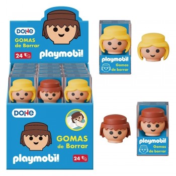 Expositor Dohe Gomas de borrar Playmobil 24 unidades 79722 surtido