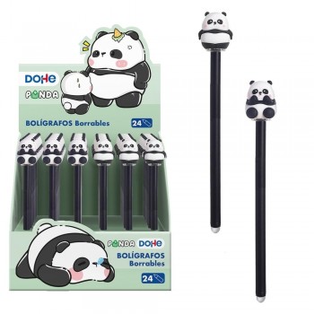 Expositor Dohe Boligrafos borrables Panda 24 unidades 79645 surtido