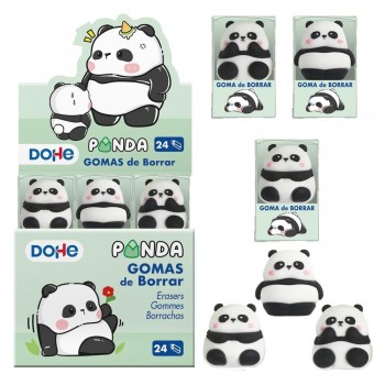 Expositor Dohe Gomas de borrar Panda 24 unidades 79635 surtido