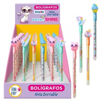 Expositor Dohe Boligrafos borrables Rain or Shine 36 unidades 51482 surtido