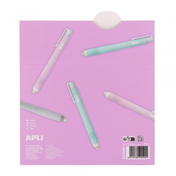 Expositor Apli 20099 Portagomas + recambio 15 unidades surtidas