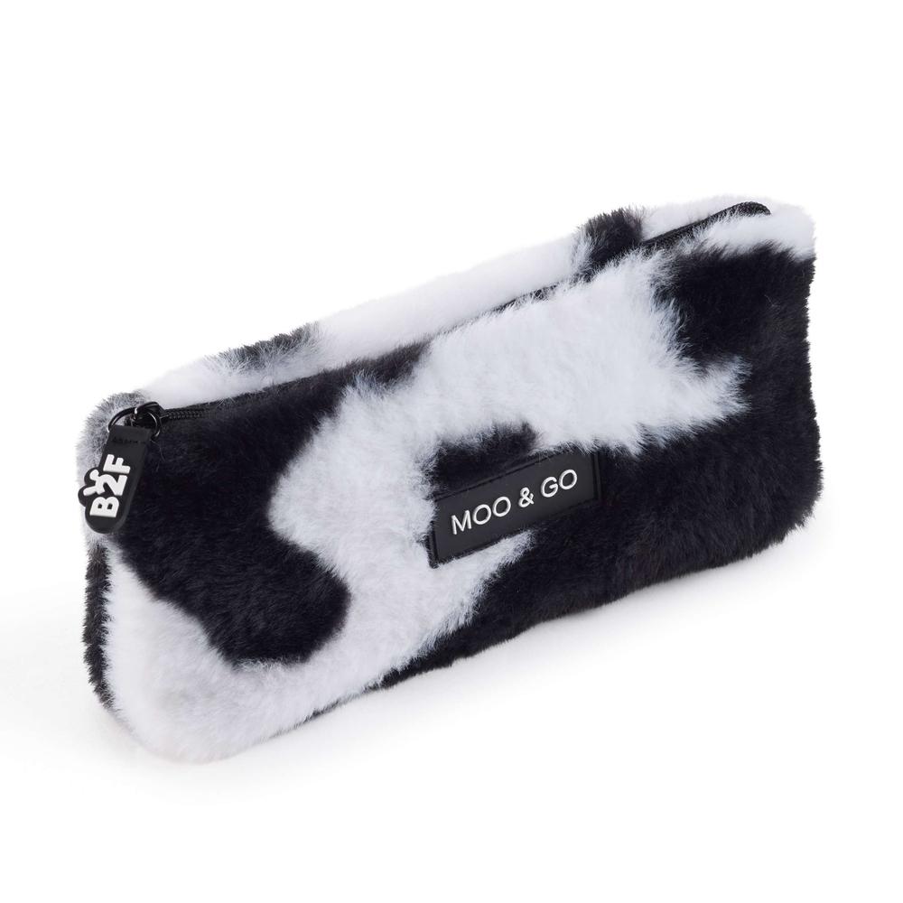 PORTATODO PELUCHE MOO&GO NEGRO B2F MR19399 MIQUELRIUS