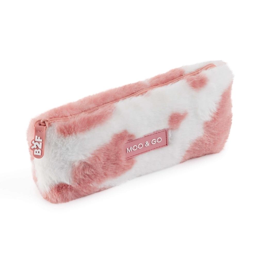 PORTATODO PELUCHE MOO&GO ROSA B2F MR19400 MIQUELRIUS