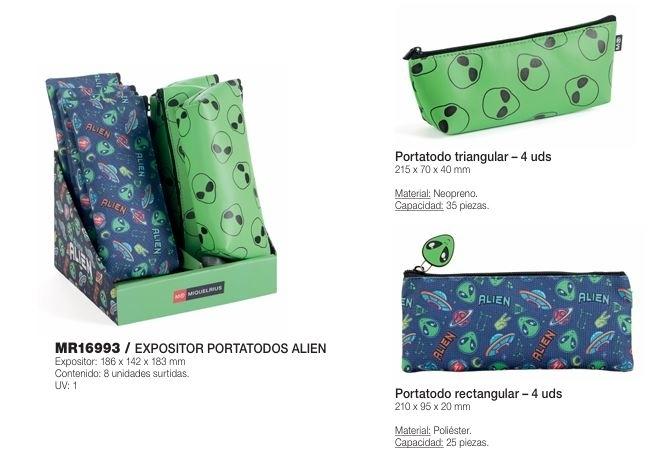 Expositor MiquelRius MR16993 Little World Alien Portatodos 8 unidades