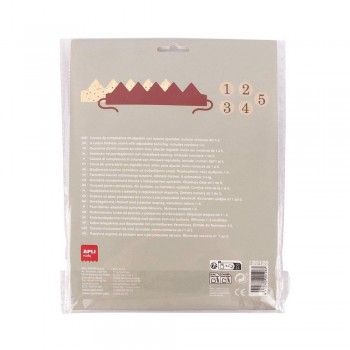 Corona cumpleaños Apli tela estrellas 20126