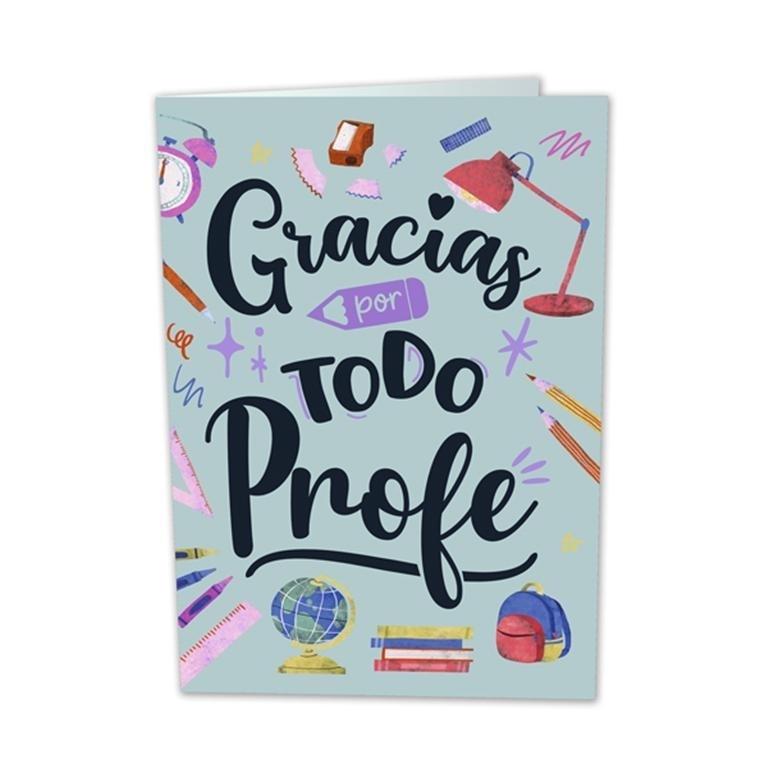 "POSTAL ""Gracias por Todo Profe"" 49149 ARGUVAL"