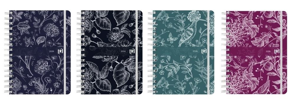 Agenda anual 2026 Oxford A5 Romance Dia pagina 400201732