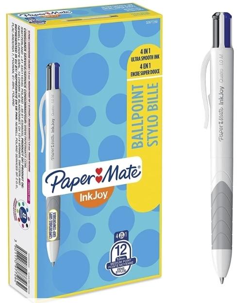 Boligrafo Paper mate Inkjoy 4 colores medio S0977260