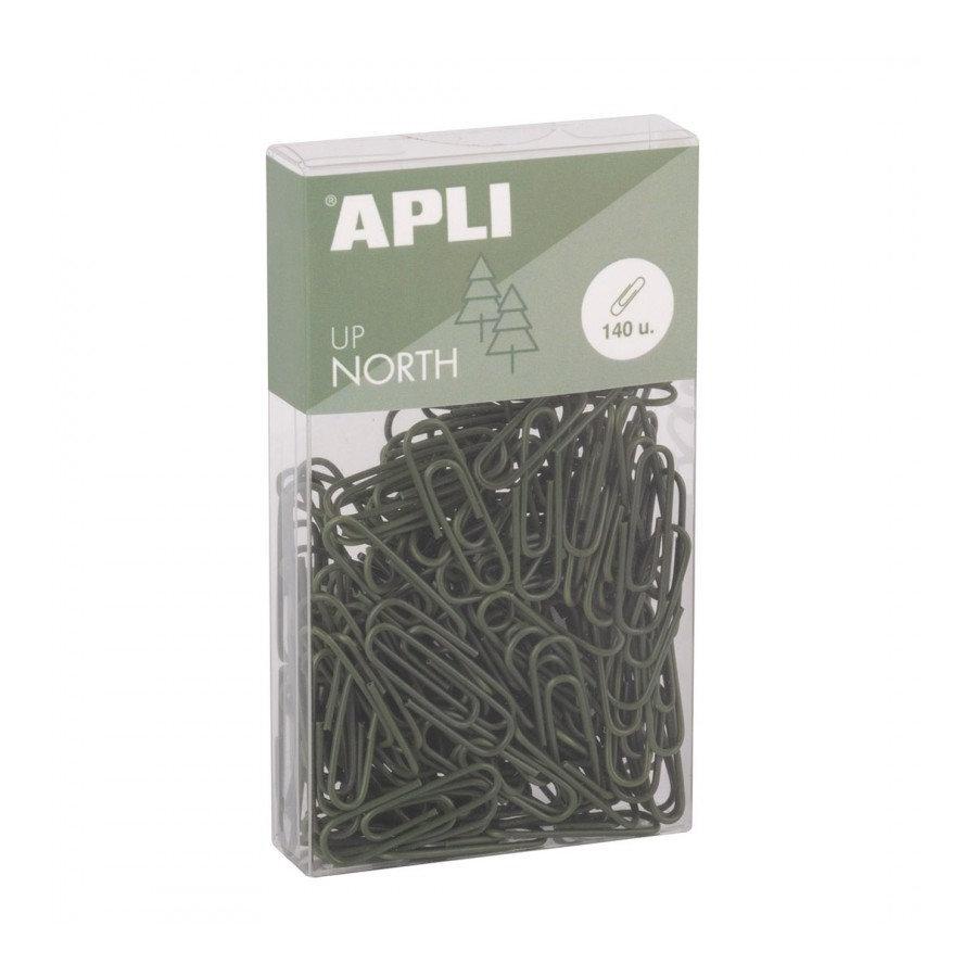 Clips Apli Nº2 C/140 Up North Metal Caqui 19977