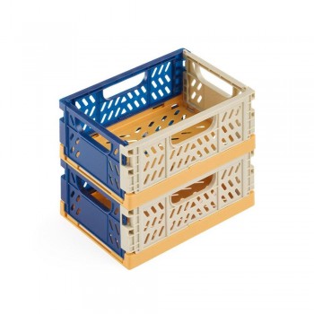 Expositor Apli 20234 Cajas plegables multicolor Base mostaza 140x60x105 10 unidades