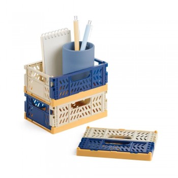 Expositor Apli 20234 Cajas plegables multicolor Base mostaza 140x60x105 10 unidades