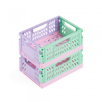 Expositor Apli 20235 Cajas plegables multicolor Base rosa 140x60x105 10 unidades