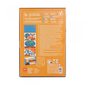 Juego Apli 20140 piezas magneticas Volcanes 35 unidades