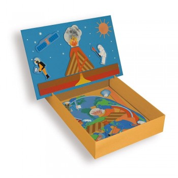 Juego Apli 20140 piezas magneticas Volcanes 35 unidades