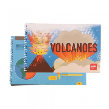 Juego Apli 20140 piezas magneticas Volcanes 35 unidades