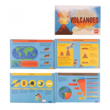 Juego Apli 20140 piezas magneticas Volcanes 35 unidades