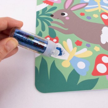 Juego Apli 20078 Glitter Art biodegradable