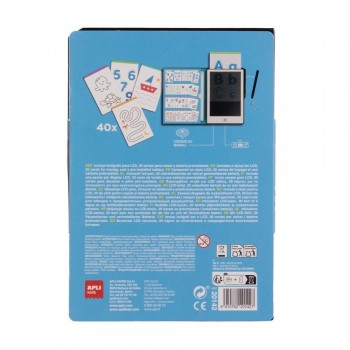 Pizarra LCD Apli 20142 con plantillas