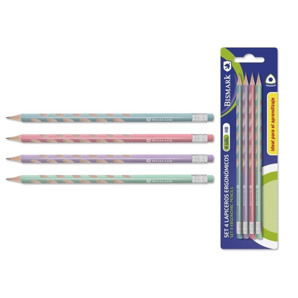 LAPIZ PASTEL ERGONÓMICOS PACK 4 UDS 329595