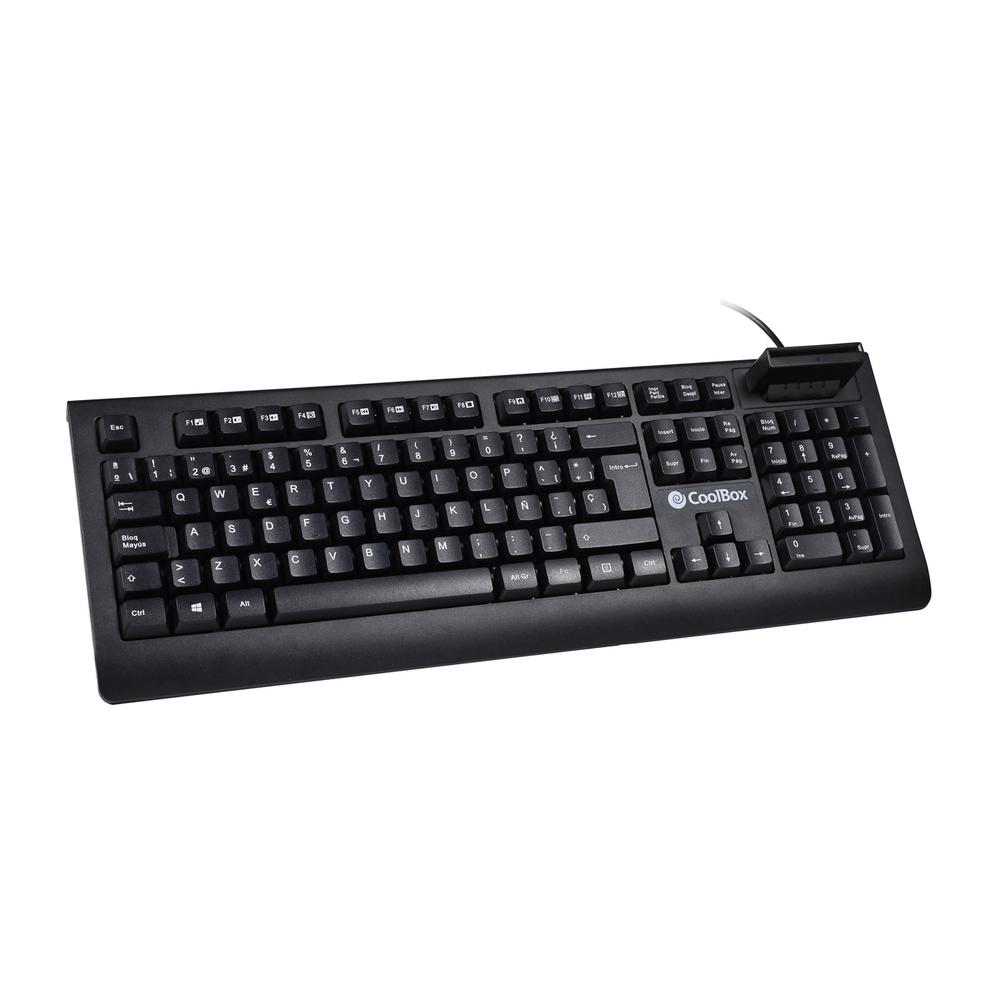 Teclado Coolbox USB con lector de tarjetas DNIE V4