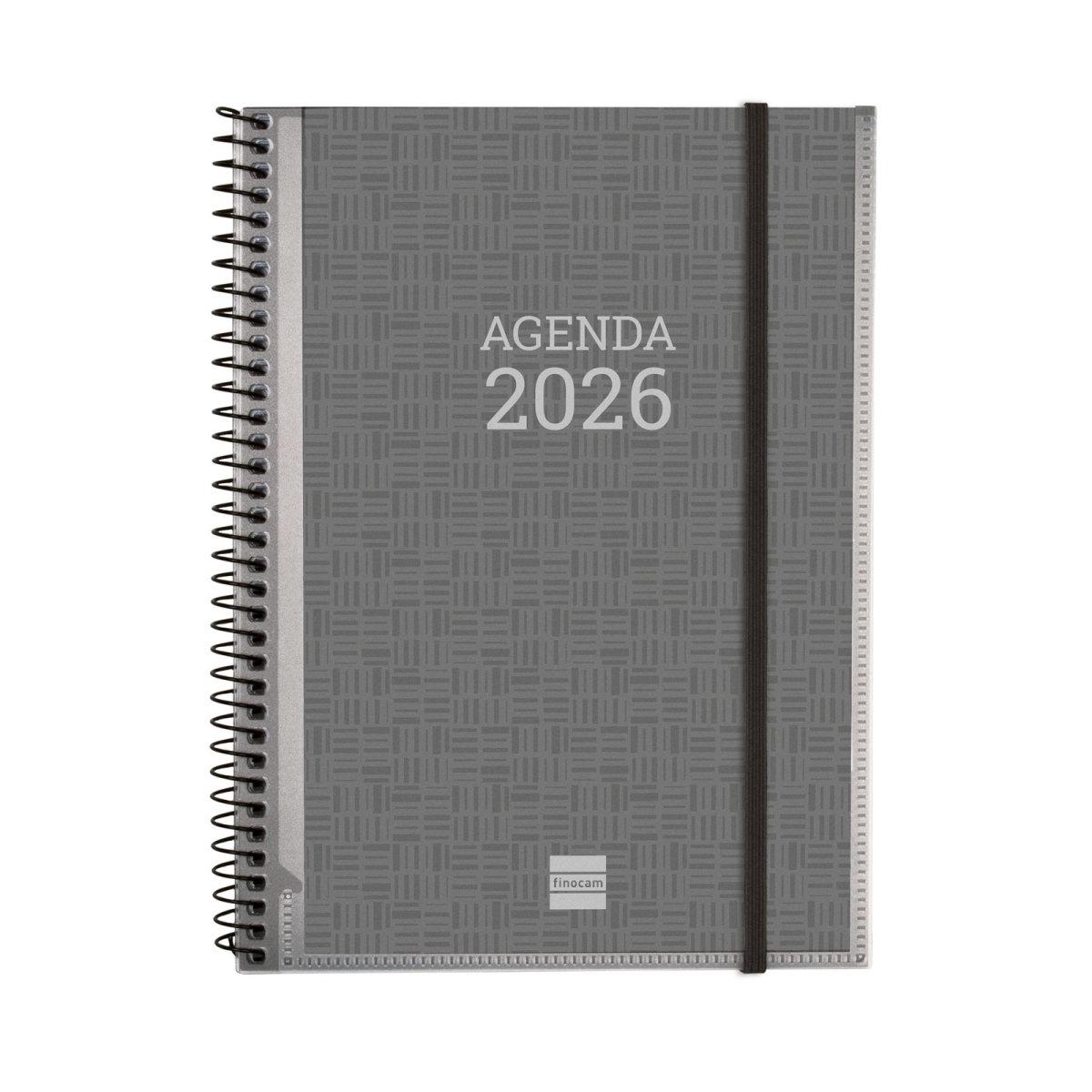 Agenda anual 2026 Finocam E10 Personalizable semana vista vertical 742100026