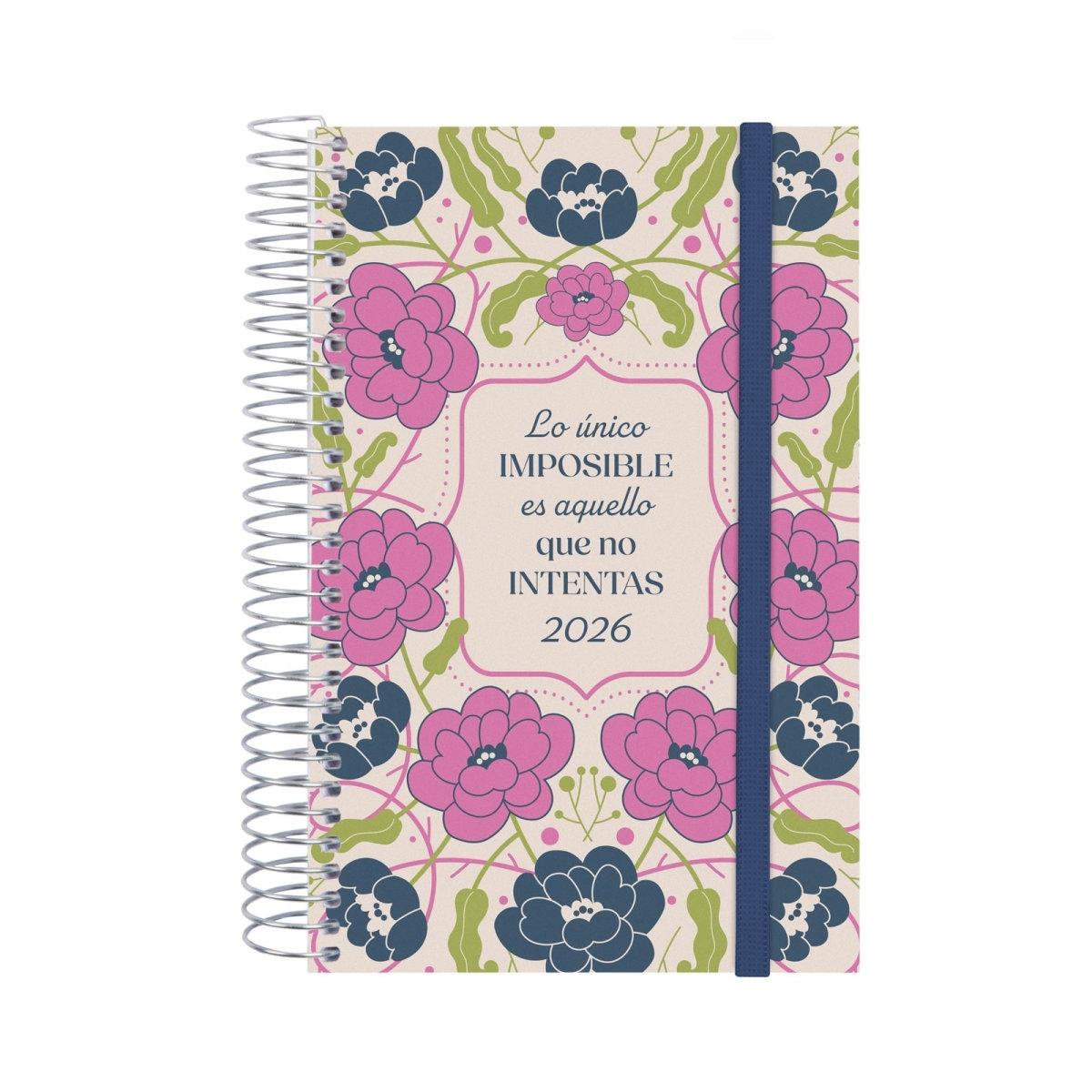 Agenda anual 2026 Finocam E5 Design dia pagina imposible 742292526