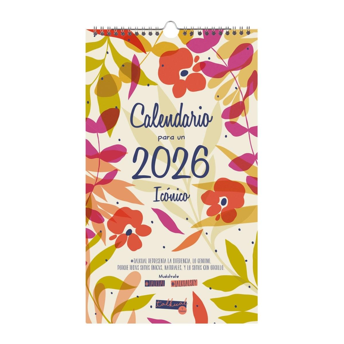 Calendario año 2026 Finocam 785120026 pared escribir 210x360 basic talkual