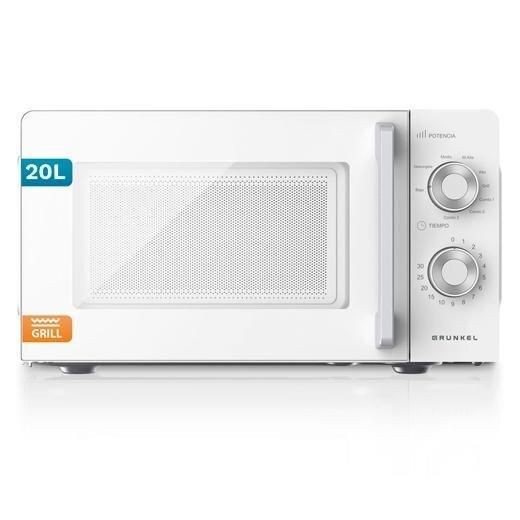 MICROONDAS GRUNKEL CON GRILL 700W 20L BLANCO MWG-20MG 62477