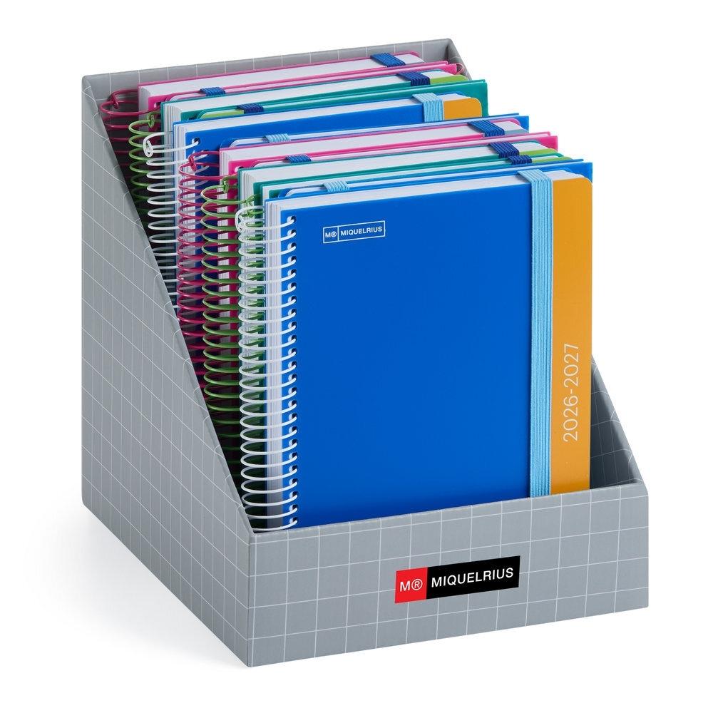 Expositor agendas escolares Miquelrius 2026-2027 MR21101 Duo 12 unidades
