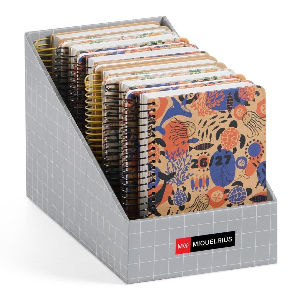 Expositor agendas escolares Miquelrius 2026-2027 MR21065 Recycled 11 unidades