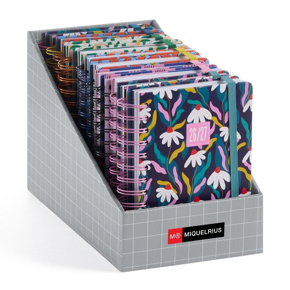 Expositor agendas escolares Miquelrius 2026-2027 MR21055 Academy 12 unidades