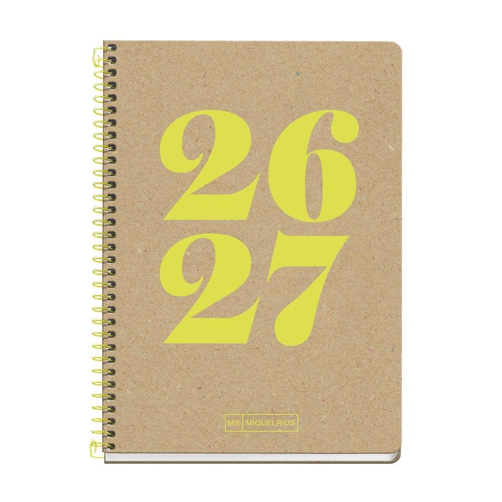Agenda Miquelrius Escolar 2026-2027 117x174 Dia Pagina Activa Recycled Eco Year MR21275